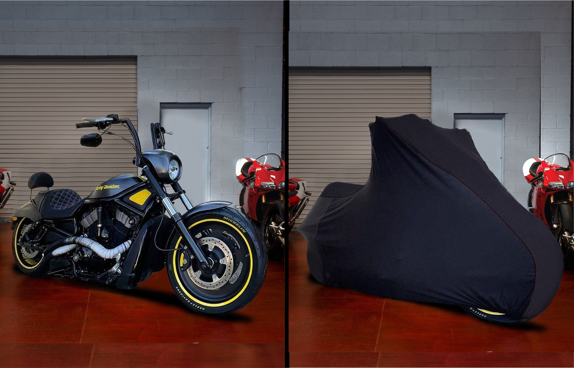 Richbrook Super Soft Stretchy Motorcycle Cover - Indoor, Breathable, Fits All Honda